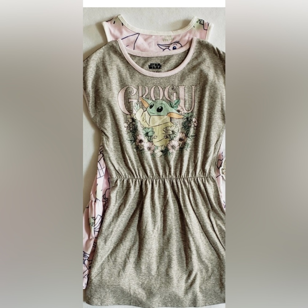 Star Wars The Mandalorian Baby Yoda Set Of 2 Girls' Play Dresses